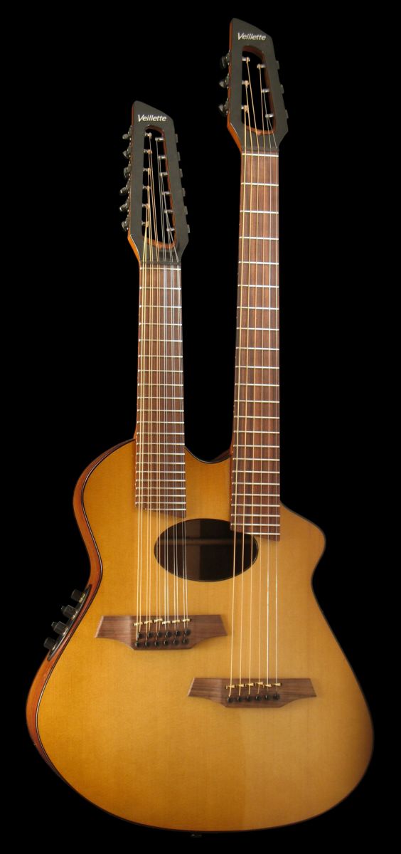 Veillette Doubleneck Acoustic Guitar