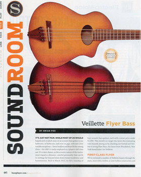 Bass Player magazine Veillette Flyer review