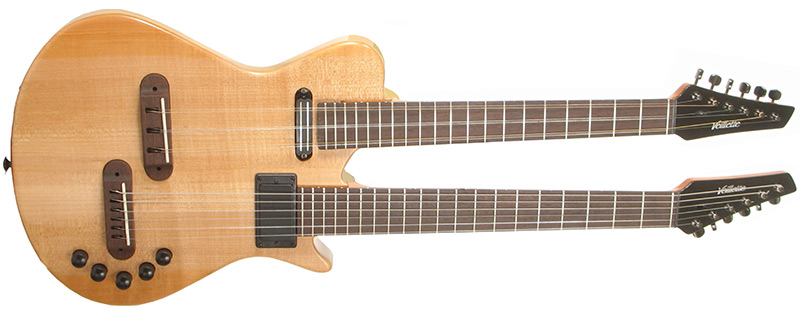 Custom double neck guitar