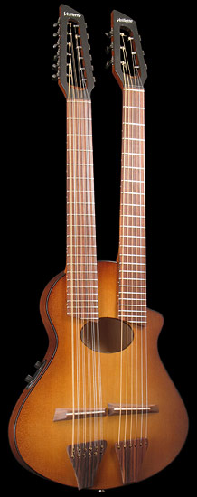 Veillette Flyer double neck guitar