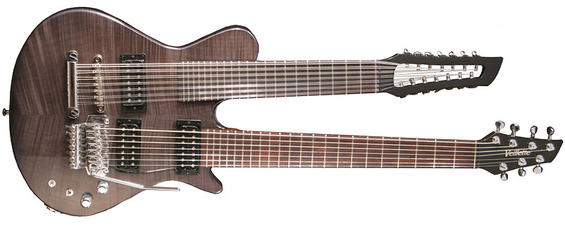 Custom Electric double neck guitar